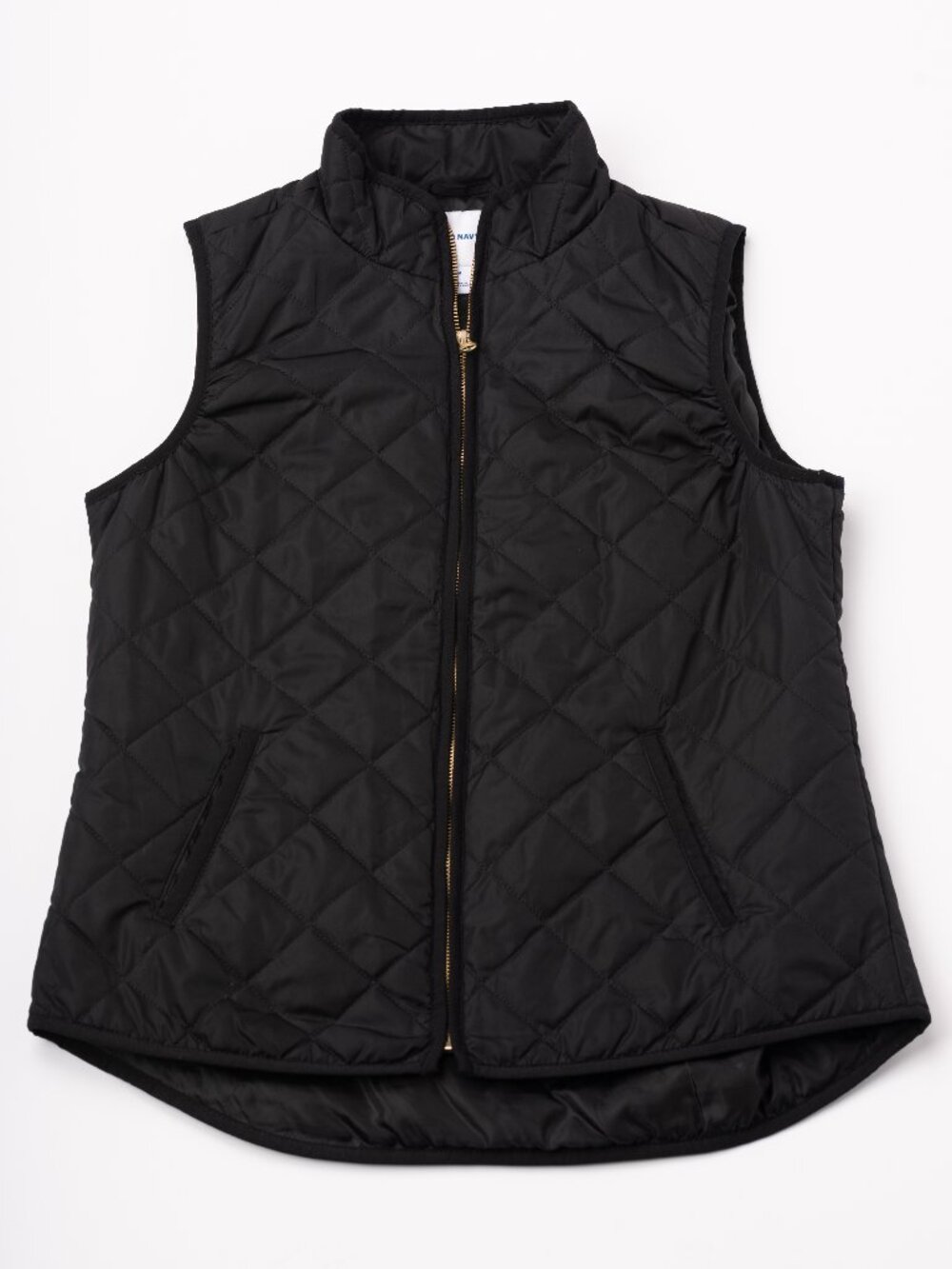 Old Navy Lightweight Black Diamond Quilted Puffer Vest Size Medium EUC Gorpcore